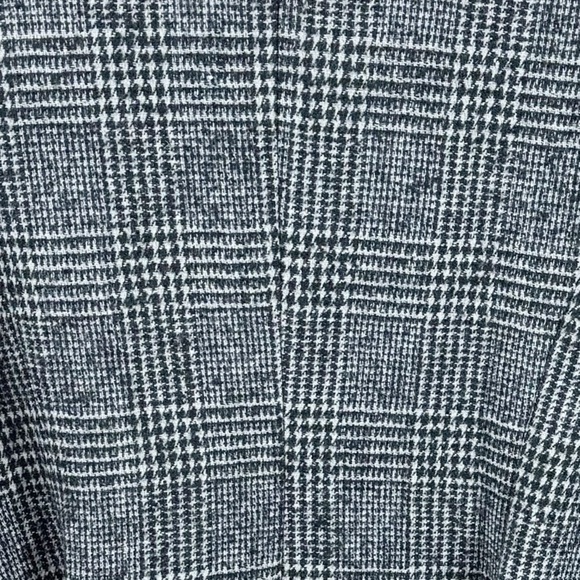 Guess Black and White Snap Closure Detachable Knit Collar Coat Size XL Classic - Picture 4 of 12